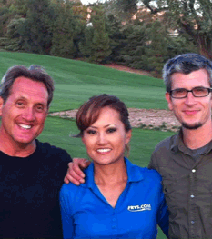 putting commercial shot